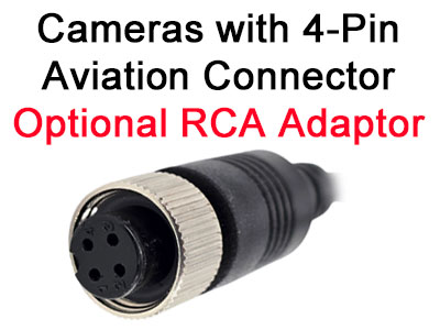 4 Pin Screw Connector Reversing Cameras 4 Pin Screw Connector Reversing Cameras