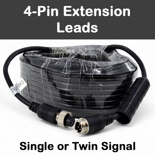 4 Pin Screw Connector Cables for reversing cameras 4 Pin Screw Connector Cables for reversing cameras