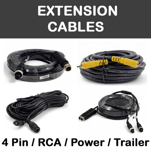 Extension Cables for Reversing Cameras Extension Cables for Reversing Cameras