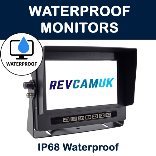 Waterproof / Heavy Dust-proof Monitors for reverse camera