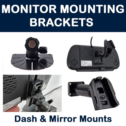 Brackets to fit reversing camera monitor displays