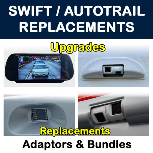 Swift / Autotrail / Bessacarr / Sargent Electrical compatible reversing camera adaptors