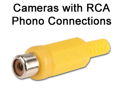 Phono / RCA Connector Reversing Cameras Phono / RCA Connector Reversing Cameras