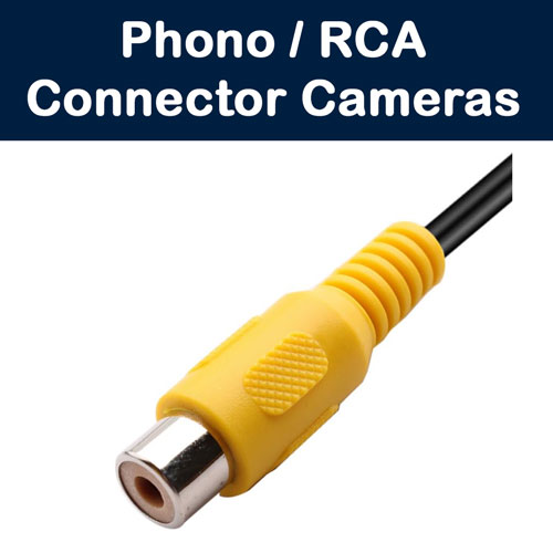 Phono / RCA Connector Reversing Cameras