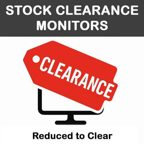 Stock Clearance Monitors Stock Clearance Monitors