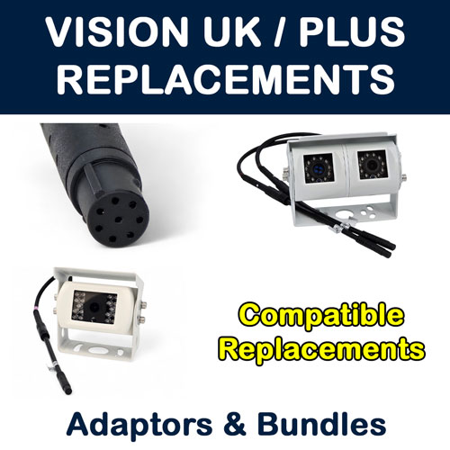 Vision Plus / Vision UK Compatible Replacement Reversing Cameras