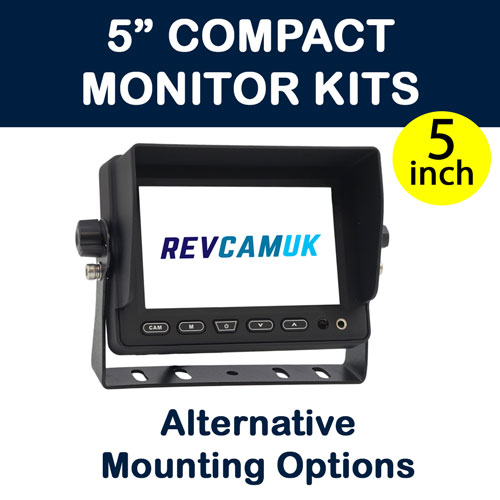 Reversing Camera Kits with 5" Compact Monitor