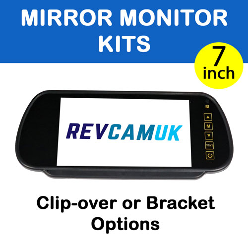 7" Mirror Monitor Reversing Camera Kits - PM30 Series 7" Mirror Monitor Reversing Camera Kits - PM30 Series