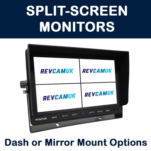 Split Screen Side View / Reversing Camera Monitors