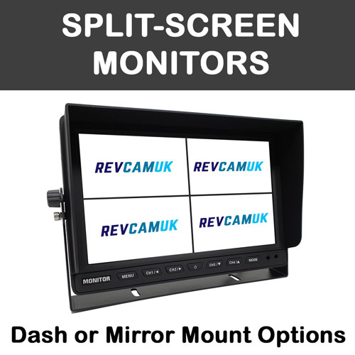 Split Screen Side View / Reversing Camera Monitors Split Screen Side View / Reversing Camera Monitors