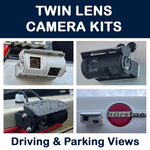 Twin Lens Reversing + Rear View camera kits