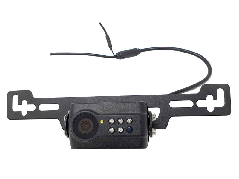 Closeup of wireless numberplate camera