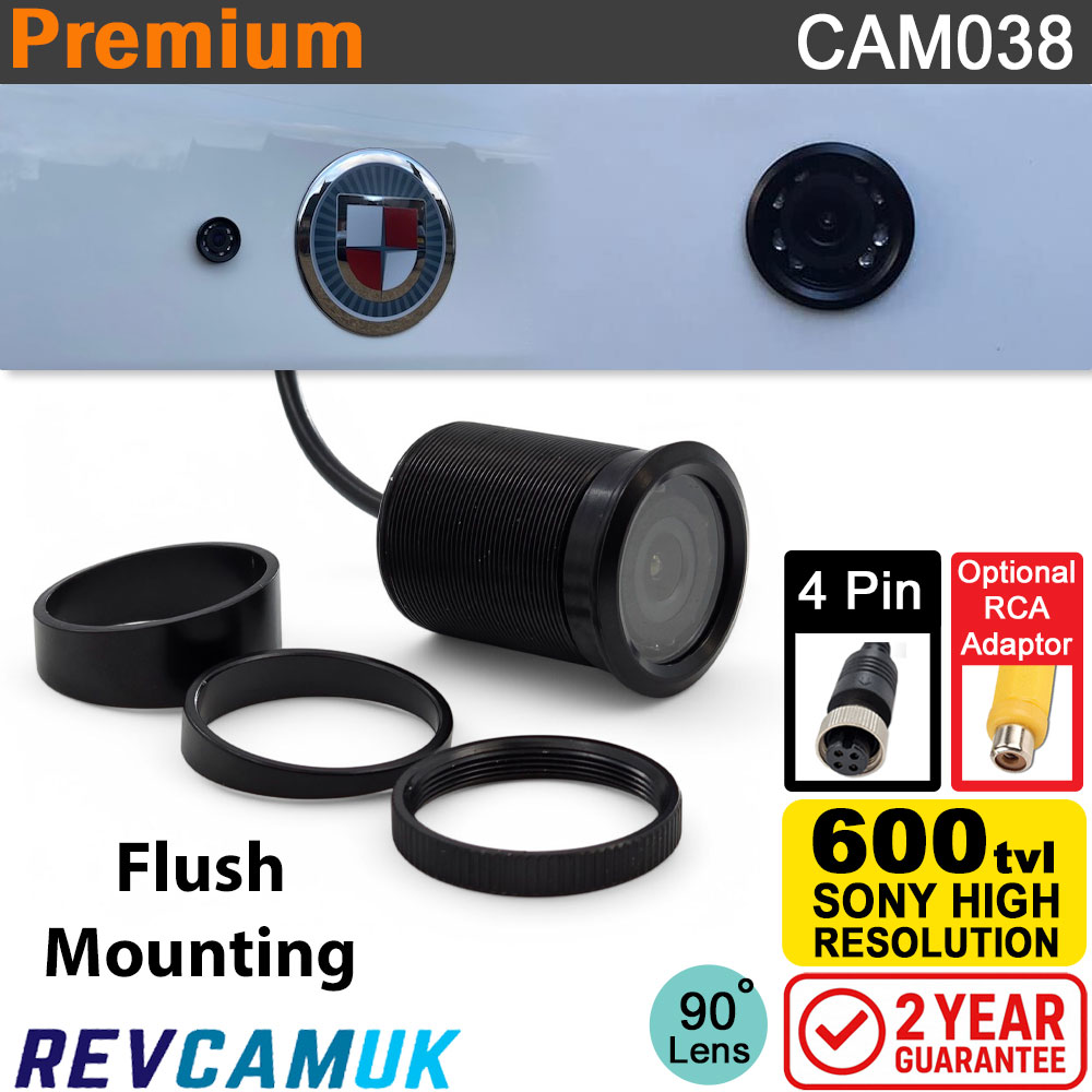 Bullet Bumper Reversing Camera | Sony CCD | 4 pin connector | CAM038