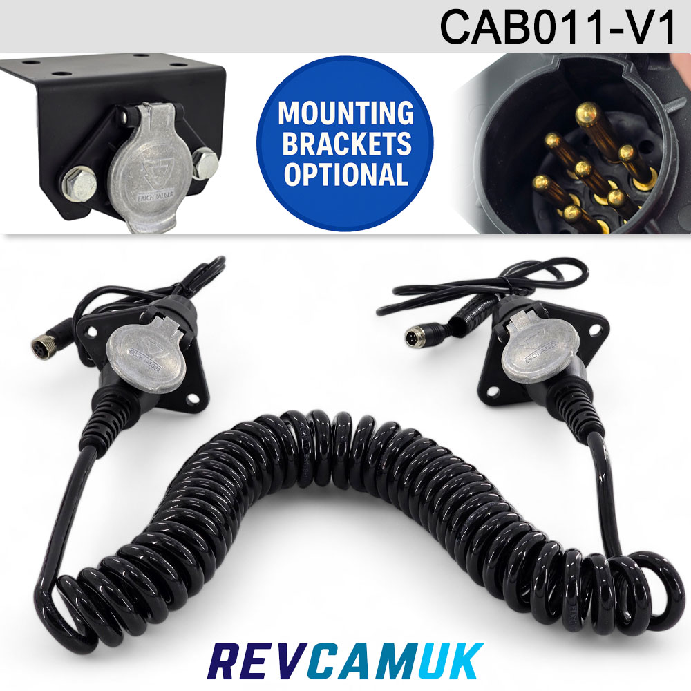 1 Channel Heavy Duty Suzie Trailer Link for reversing camera | CAB011-V1