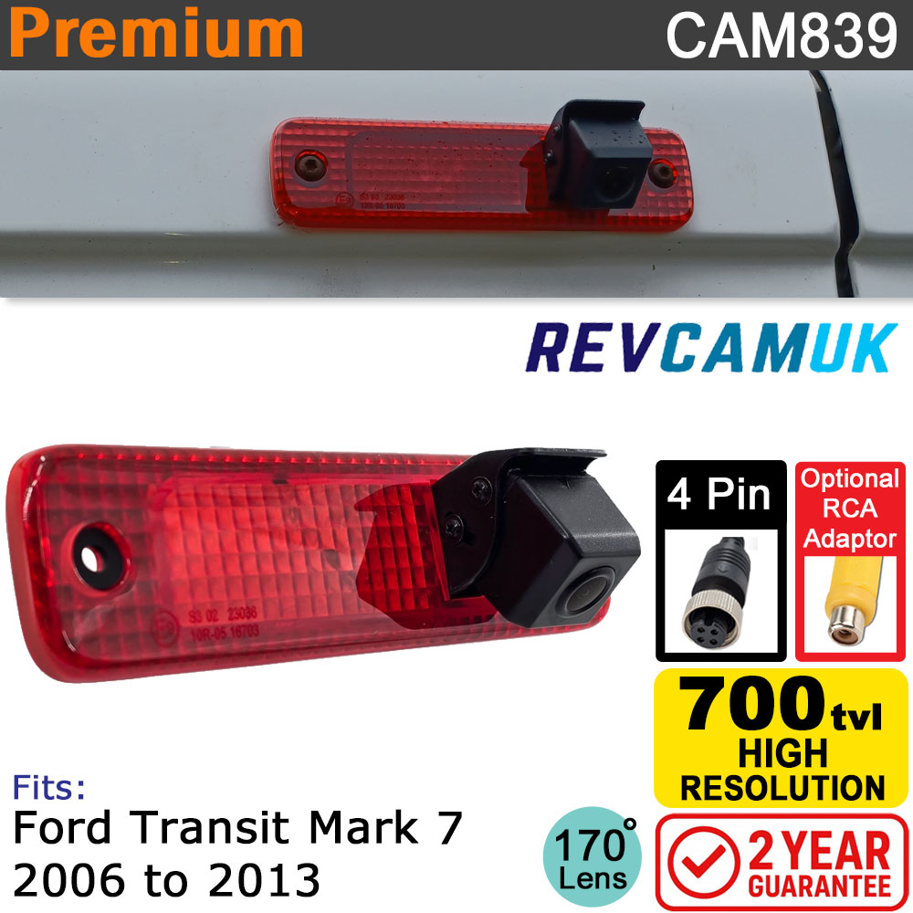 Ford Transit MK7 Brake Light Reversing Camera 2006-2013 | CAM839