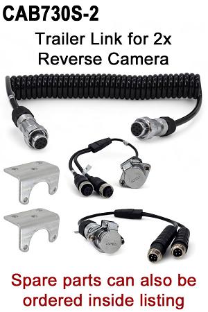 2 Channel Suzi Trailer Link for reverse/side cameras | CAB730S-2 2 Channel Suzi Trailer Link for reverse/side cameras | CAB730S-2