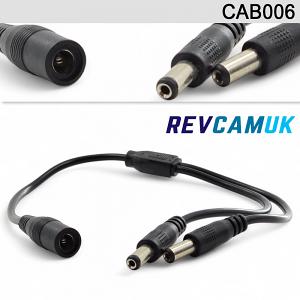 2 Way 2.1mm/5.5mm DC Splitter Cable | CAB006 2 Way 2.1mm/5.5mm DC Splitter Cable | CAB006