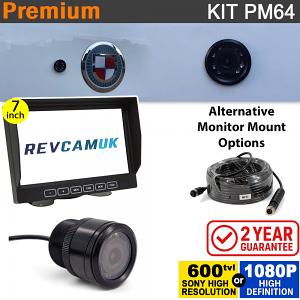 Bumper Bullet Reversing Camera Kit with 7″ Slimline Dash Monitor – Sony CCD or 1080P High Definition Camera | PM64 Bumper Bullet Reversing Camera Kit with 7″ Slimline Dash Monitor – Sony CCD or 1080P High Definition Camera | PM64