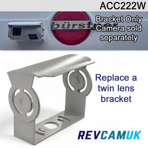 White Painted Stainless Steel Bracket to fit the twin lens camera | ACC222W White Painted Stainless Steel Bracket to fit the twin lens camera | ACC222W