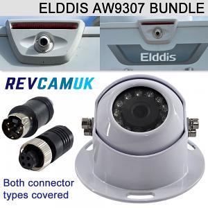 Camera bundle compatible with Elddis motorhomes to replace an AW9307 camera with 4 pin push fit Camera bundle compatible with Elddis motorhomes to replace an AW9307 camera with 4 pin push fit