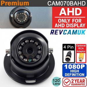 CAM070BAHD - Black Dome Sony 1080P AHD Reversing Camera - (Only works with 1080P AHD compatible monitors/DVR's)