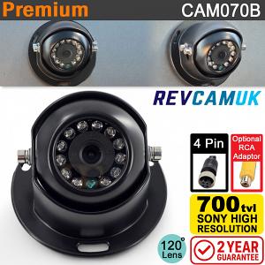 Black Dome Reversing Camera | Sony CCD | 4 pin connector | CAM070B