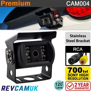 Black Reversing Camera | Sony CCD | RCA Phono connector | Stainless Steel bracket | CAM004 Black Reversing Camera | Sony CCD | RCA Phono connector | Stainless Steel bracket | CAM004