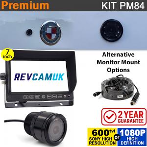 7" Heavy Duty Dash Screen + Sony (CCD or CMOS option) Bullet Bumper/Flush Reversing Camera Kit - PM84 7" Heavy Duty Dash Screen + Sony (CCD or CMOS option) Bullet Bumper/Flush Reversing Camera Kit - PM84