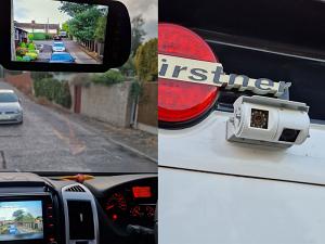 Fitting video of our twin lens reversing and rear view camera on to a Burstner motorhome using adaptors Fitting video of our twin lens reversing and rear view camera on to a Burstner motorhome using adaptors