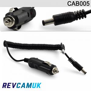 Lighter Plug Supply to 2.1mm/5.5mm DC power plug connector | CAB005 Lighter Plug Supply to 2.1mm/5.5mm DC power plug connector | CAB005