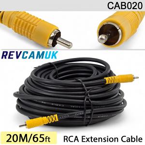 20M RCA Phono Extension Cable for Reversing Camera | CAB020 20M RCA Phono Extension Cable for Reversing Camera | CAB020