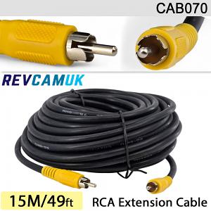15M RCA Phono Extension Cable for Reversing Camera | CAB070 15M RCA Phono Extension Cable for Reversing Camera | CAB070
