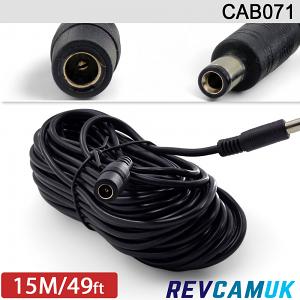 15M DC Power Extension 2.1mm/5.5mm (most commonly used for reversing camera power sockets) | CAB071 15M DC Power Extension 2.1mm/5.5mm (most commonly used for reversing camera power sockets) | CAB071