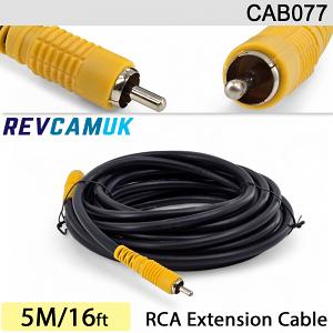 5M RCA Phono Extension Cable for Reversing Camera | CAB077 5M RCA Phono Extension Cable for Reversing Camera | CAB077