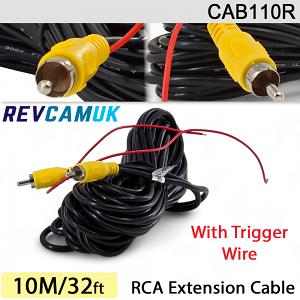 10M RCA Phono Extension Cable for Reversing Camera | CAB110R 10M RCA Phono Extension Cable for Reversing Camera | CAB110R