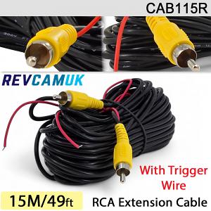 15M RCA Phono Extension Cable for Reversing Camera | CAB115R 15M RCA Phono Extension Cable for Reversing Camera | CAB115R