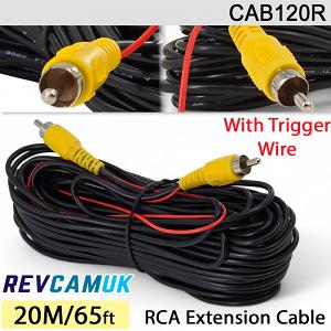 20M RCA Phono Extension Cable for Reversing Camera | CAB120R 20M RCA Phono Extension Cable for Reversing Camera | CAB120R