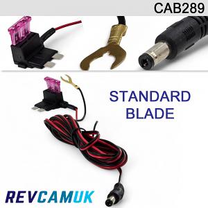 200cm Standard Fuse Tap "Piggyback fuse holder" to 2.1mm DC plug | CAB289 200cm Standard Fuse Tap "Piggyback fuse holder" to 2.1mm DC plug | CAB289