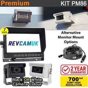7" Heavy Duty Dash Display + Sony CCD Compact Bracket Reversing Camera Kit - PM86 7" Heavy Duty Dash Display + Sony CCD Compact Bracket Reversing Camera Kit - PM86