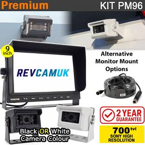 PM96: Premium Reversing Camera Kit - 9" Dash Screen + Top Spec Sony CCD Compact Bracket Camera PM96: Premium Reversing Camera Kit - 9" Dash Screen + Top Spec Sony CCD Compact Bracket Camera