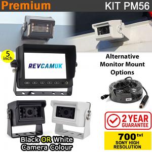 Compact Sony CCD Bracket Reversing Camera Kit with 5" Dash Monitor - PM56 Compact Sony CCD Bracket Reversing Camera Kit with 5" Dash Monitor - PM56