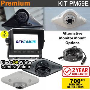Diamond Pod Shaped Reversing Camera Kit with 5" Dash Monitor - PM59E Diamond Pod Shaped Reversing Camera Kit with 5" Dash Monitor - PM59E