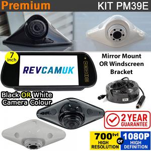 "Diamond" Shape Reverse Camera Kit with Mirror Monitor - PM39E "Diamond" Shape Reverse Camera Kit with Mirror Monitor - PM39E