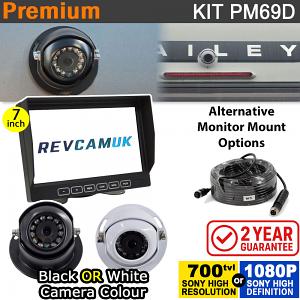 Dome Reversing Camera Kit with 7″ Dash Monitor – Sony CCD or 1080P High Definition Camera | PM69D Dome Reversing Camera Kit with 7″ Dash Monitor – Sony CCD or 1080P High Definition Camera | PM69D