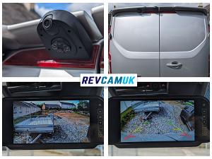 Ford Transit Custom Twin Brake Light Reversing and Rear View Camera with Mirror Display Ford Transit Custom Twin Brake Light Reversing and Rear View Camera with Mirror Display