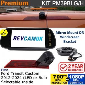 Ford Transit Custom 2012–2024 Brake Light Reversing Camera Kit (LED or Bulb) | PM39BLH / PM39BLG Ford Transit Custom 2012–2024 Brake Light Reversing Camera Kit (LED or Bulb) | PM39BLH / PM39BLG