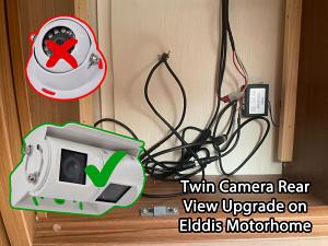 Elddis Majestic 255 Twin Reversing+Rear View Camera Upgrade using our adaptor and switching box Elddis Majestic 255 Twin Reversing+Rear View Camera Upgrade using our adaptor and switching box