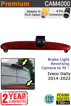 Iveco Daily 2014-2022 Brake Light Reversing Camera | CAM4000 Iveco Daily 2014-2022 Brake Light Reversing Camera | CAM4000