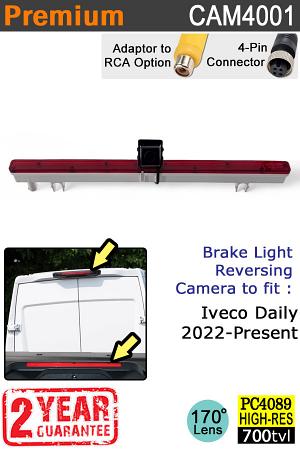 Iveco Daily Brake Light Reversing Camera - 2022 Onwards | CAM4001 Iveco Daily Brake Light Reversing Camera - 2022 Onwards | CAM4001