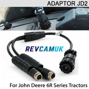 John Deere 6R Dual Reversing Camera Adaptor Cable – 7 Pin AMP Plug - Adaptor-JD2 John Deere 6R Dual Reversing Camera Adaptor Cable – 7 Pin AMP Plug - Adaptor-JD2